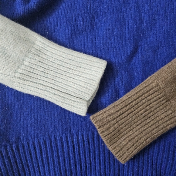 TOMORROWLAND Colour Block Turtleneck Sweater, Jumper, Small, Soft - Picture 4 of 9